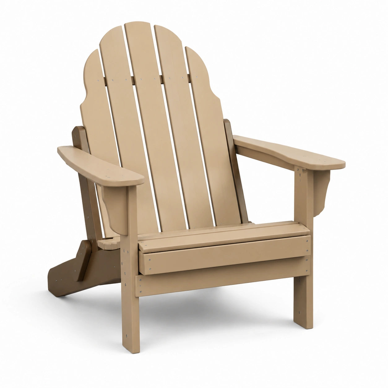 Chaise Adirondack en Plastique Recyclé Beige