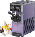MANYOUYOU sorbetière, ZB-BQL28, 20 x 40 x 51 cm, 450 W, 5 Kg, Acier inoxydable, Violet, Professionnelle Mono-Parfum