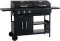 vidaXL barbecue à charbon, acier enduit de poudre, noir