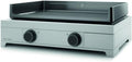 Forge Adour plancha, 60CM, Argent/Noir, ELECTRIQUE FONTE EMAILLEE MODERNE CAISSON INOX