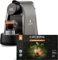 Café Royal machine à café, Noir/Argenté