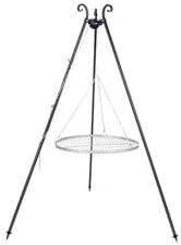 nortpol barbecue à charbon, 60 cm, 12 kg, 185 cm, Noir, Barbecue sur Trépied - Grille en acier inoxydableØ : H