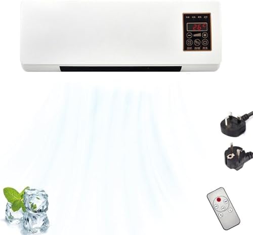 GLETSF Climatiseurs portables, 60 cm, Blanc, Rideau d'air, Machine à Rideau d'air Commerciale à économie d'énergie