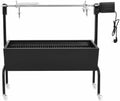 Teenpull rôtissoire, 113 x 40 x 92 cm (l x P x H), 15 W, 15 W, acier inoxydable, acier enduit de poudre, noir, argenté