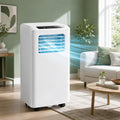 climatiseur portable ZZGZZG, 12000 BTU, 2600 W, Blanc, Climatiseur Mobile Rafraîchissement Puissant, Flux d'air 120°Angle