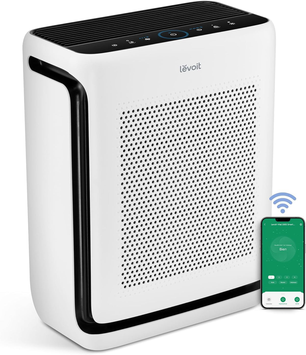 Levoit purificateur d'air, 416 m, Blanc, CADR ³/h HEPA avec Capteur contre Allergies, CADR ³/h, jusqu'à 108 ㎡