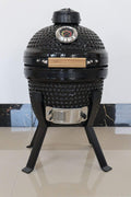 YNNI KAMADO barbecue à charbon, 33 cm, Noir, TQ0013LG Kamado Barbecue avec support Vert clair