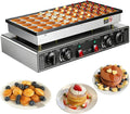 Sunseota Crêpières, 32 cm x 31 cm x 18 cm., 900 W., 110 V/220 V., 45 mm, 1800 W, acier inoxydable de qualité alimentaire., argent, noir