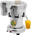 PioMue centrifugeuse, 370 W, Argenté, Extracteur de jus Professionnel, en Acier Inoxydable pour Fruits et légumes