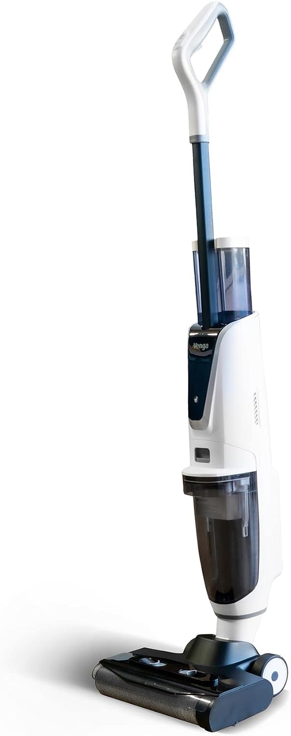 Venga! aspirateur eau et poussière, 150 W, Blanc, Aspirateur Laveur pour Eau et Poussière, sans Fil, Aspire et Lave