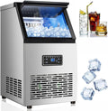 DPQYJPP Machines à glaçons, 354 x 428 x 637 mm, 50 kg, 11,5 kg, Noir, Machine glaçons Professionnelle, modèle encastrable ou Autonome