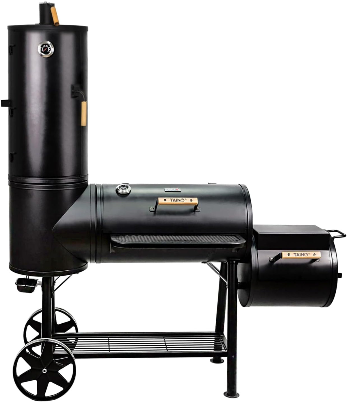 TAINO barbecue à charbon, 110 kg, 3,5 mm, 130 kg, Noir