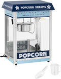 Royal Catering Appareils à popcorn, 500 W, 5 kg, Bleu, Machine À Popcorn Professionnelle (1, 220-270 °C, Éclairage