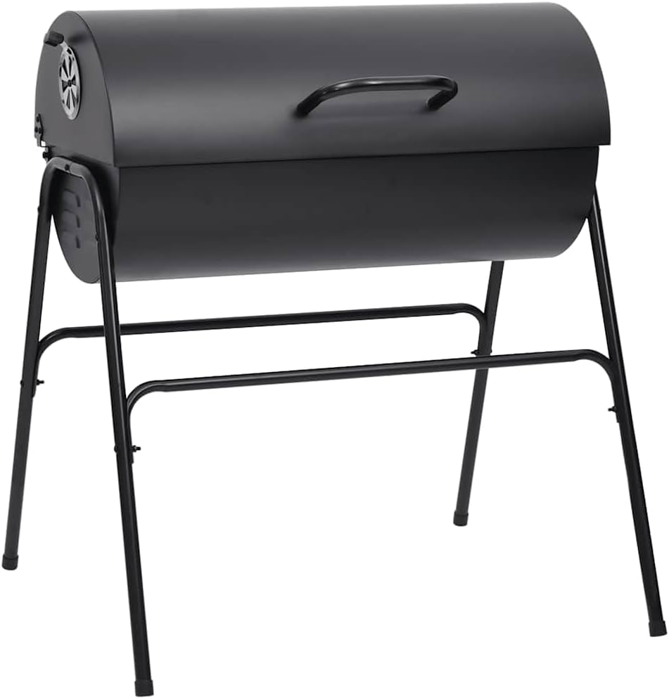 GeenYuu barbecue à charbon, 80 x 95 x 90 cm, acier, noir