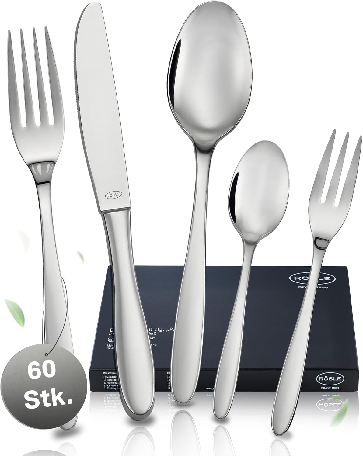 RÖSLE Ménagères assorties, Argent