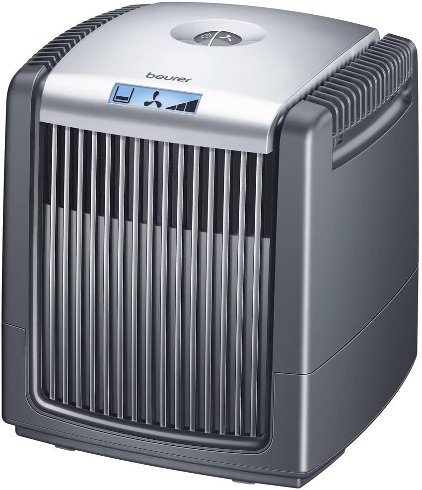 Beurer purificateur d'air, 40 m, Noir, LW 230 Laveur d'air, humidificateur, des pièces jusqu'à ², nettoie la poussière domestique