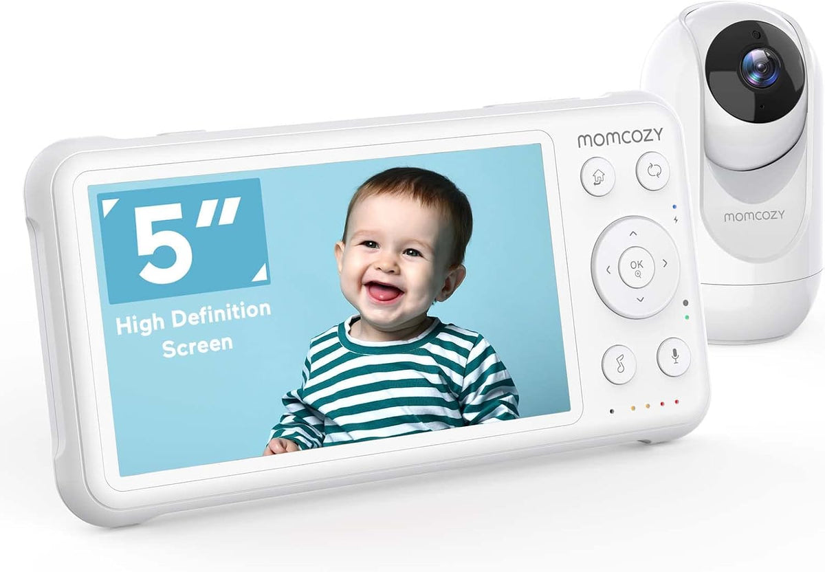 momcozy Moniteurs vidéo, Noir, Babyphone avec caméra