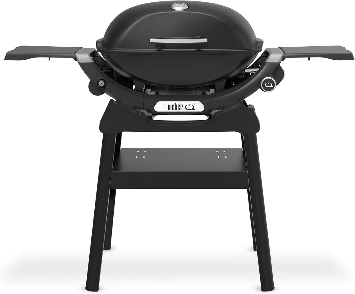 Weber Barbecues à gaz, Noir, brûleurs haute performance, grilles en fonte émaillée