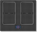 table de cuisson DELITEER, 60CM, 7200 W, 220 V, Noir, Plaque à Induction 4 Feux, Écran Tactile TFT, à Induction Encastrable