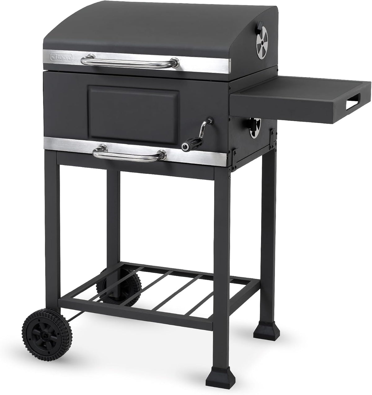 Tepro barbecue à charbon, 52 x 36 cm, Noir, Gril à charbon Toronto Basic, surface de cuisson : environ