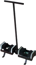 Grattoir Brosses à chaussures, Noir, à bottes double face, Nettoyeur de semelle robuste pour enlever la boue
