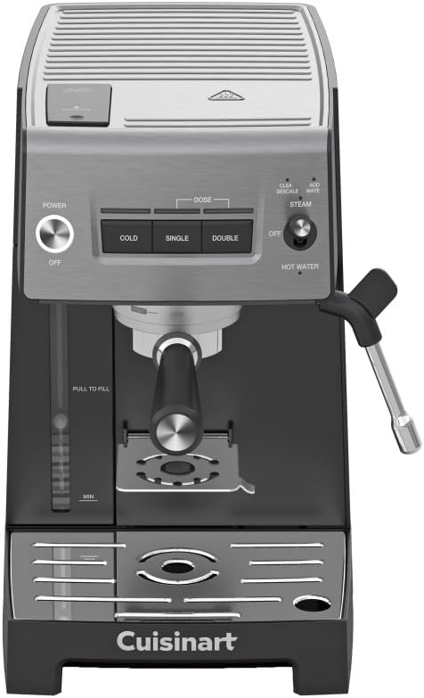 CUISINART Machines expresso à vapeur, Noir/Argent, Espresso Bar™ Espresso Machine