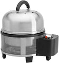 Cobb Barbecues à gaz, Argent/Noir, Cuisinière à gaz Deluxe Grill avec Griddle Plus