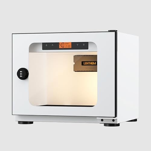 SZTVECFW déshumidificateur, 8 W, 20 L, Blanc, D'armoire Sèche Photo À Régulation Numérique Et LED