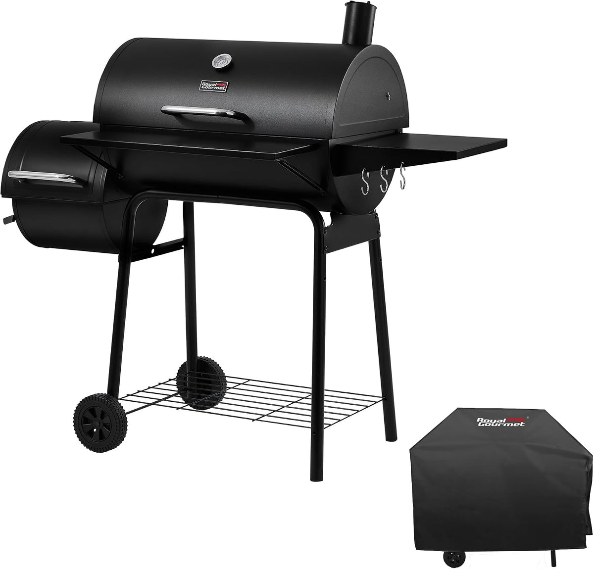 Royal Gourmet barbecue à charbon, 811 cm, Noir