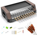 Machine rôtissoire, 1800 W, 1800 W, Marron Noir, à Griller électrique Bbq, Camping Et Fêtes En Plein Air