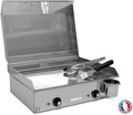 Planchaelec plancha, 2400 W, Argent