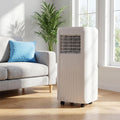 GYFGRTQ climatiseur portable, 10000 BTU, 7000 BTU, Blanc, Climatiseur Mobile, Design Oscillant