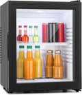 KLARSTEIN réfrigérateur, 30 litres, 30 L, Noir, Brooklyn Mini Frigo de Chambre de pour Snacks et Boissons, Petit Frigo Top Silencieux