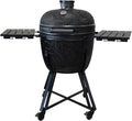 Barbecook barbecue à charbon, 138x84x123 cm, Noir, Barbecue Kamado Kamal 2.0 Griller, Cuire à la Vapeur, Extra Large