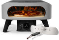 cozze four à pizza, Noir/Argent, ® 13' CLASSIC, Gaz 30 mbar, Pierre en cordiérite incluse, Allumage automatique