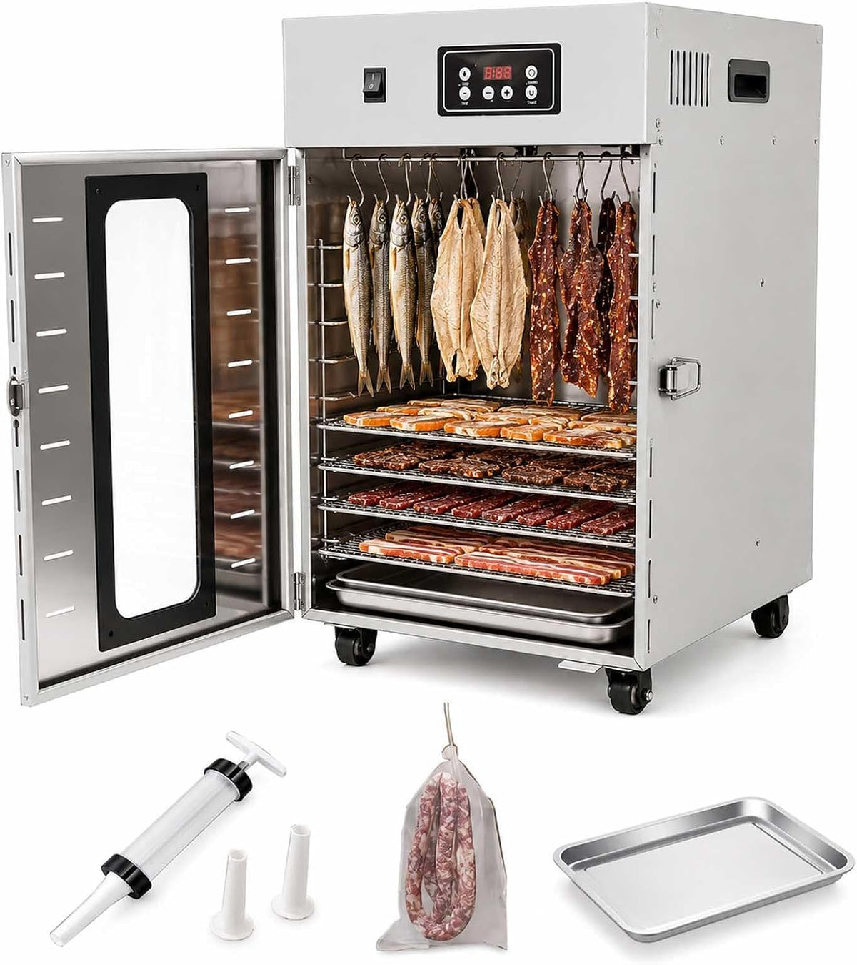 aromaoveite déshydrateur alimentaire, 7.5KG, Gris, Dry AGER pour Viande, Commercial Et Armoire De Séchage pour Biltong