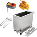Wsexyy Appareils à hot dog, 25 L, acier inoxydable, Noir, Machine À Hot-dogs Multifonction, Machine À Hot-dogs