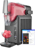 MEDION sorbetière, 2,6 L, 1,9 L, Marron, Machine à granité (boissons glacées, réservoir, slush machine pour boissons