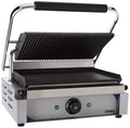 Casselin Appareils à sandwich et presses à panini, L 410 x P 370 x H 200 mm, 2 200 W / 230 V, Noir/Argent