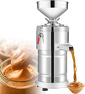 Moulin broyeur, Argenté, à grains automatique en acier inoxydable pour noix et graines, beurre d'arachide et machine à beurre de noix