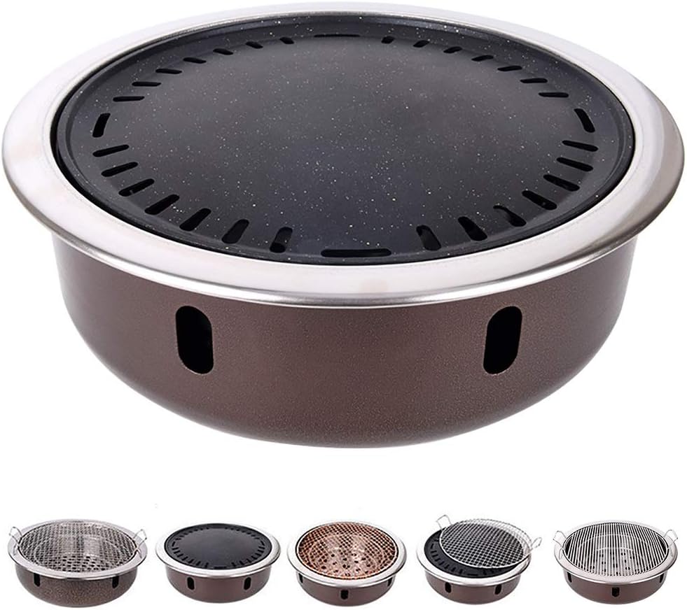 Umiup barbecue à charbon, 39 cm, tôle galvanisée, Noir/Marron/Argent, Barbecue Barbecue Barbecue, Grill au Charbon de Bois