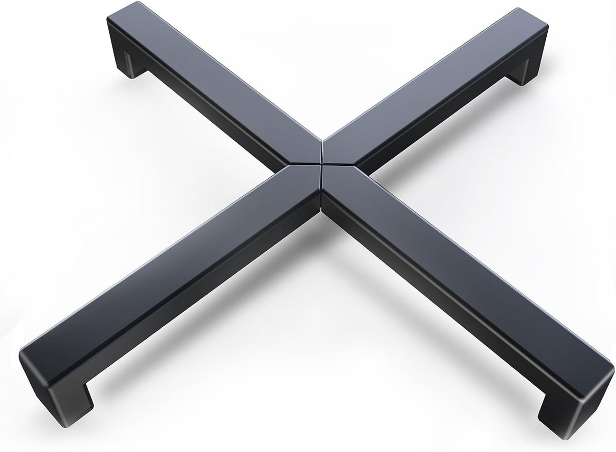 Glacenox Supports de cuisson pour barbecue, acier robuste de haute qualité., Noir, Support de table nid pour grands œufs verts