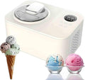 PixCy sorbetière, 43 x 31,5 x 28,5 cm, 1200 ml, 220-240 volts, 1,2 L, Blanc cassé, Machine Automatique à Service Doux
