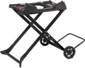 Weber Chariots pour barbecue, Noir/Rouge, Chariot Portable, Compatible avec Les séries Q1XXN et Q2XXN