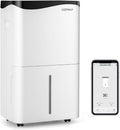 Helloshop26 déshumidificateur, ≦46 dB, 50 L, Blanc + Noir
