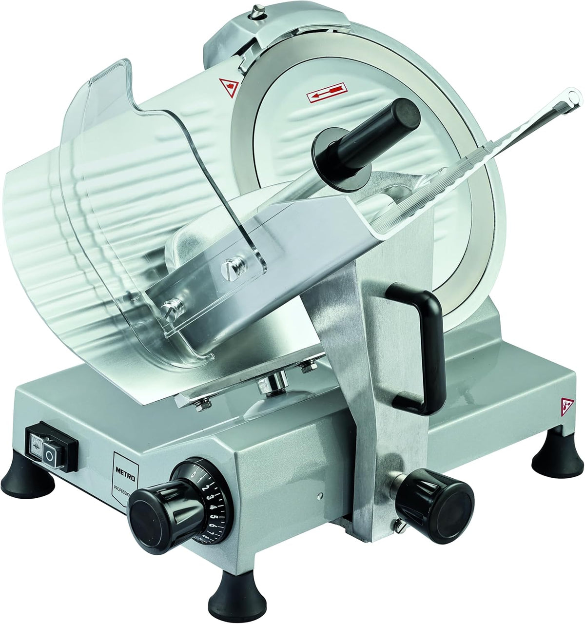 METRO Professional trancheuse électrique, 30 cm, 15 mm, Argenté, GFS3030 Trancheuse Professionnelle, Lame Inox SS420