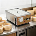 Beachtiful Cuiseurs vapeurs électriques, 2 000 W, 3 000 W, 4 000 W, 220 V/110 V, Acier inoxydable, Argenté, Machine Vapeur Commerciale Petits Pains