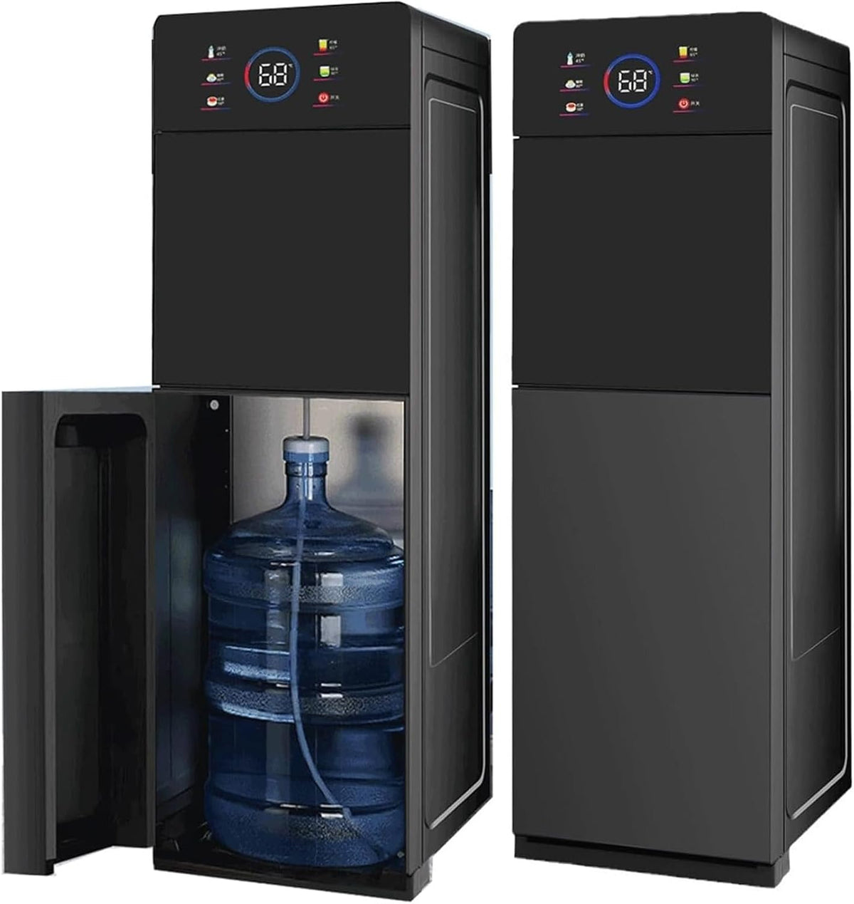 Distributeur fontaine à eau, 001,100 cm, 32 cm, 31.5 cm, Polypropylène, Noir