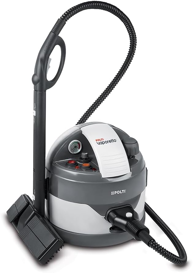 Polti Nettoyeurs vapeur, 2000 W, 2 L, Gris, Vaporetto Eco Pro 3.0, Nettoyeur à Vapeur avec Chaudière et Bouchon de Sécurité