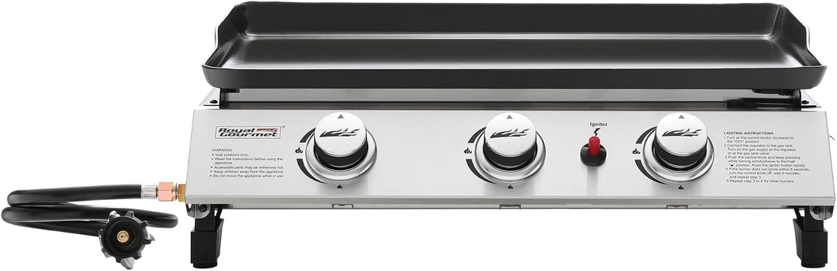 Royal Gourmet Barbecues à gaz, Argent/Noir, PD1300-N Gril portable